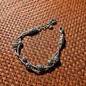 Brighton Double Strand Sterling Silver Bracelet